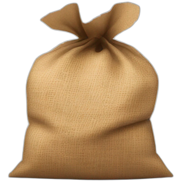 coffee bag overflowing emoji