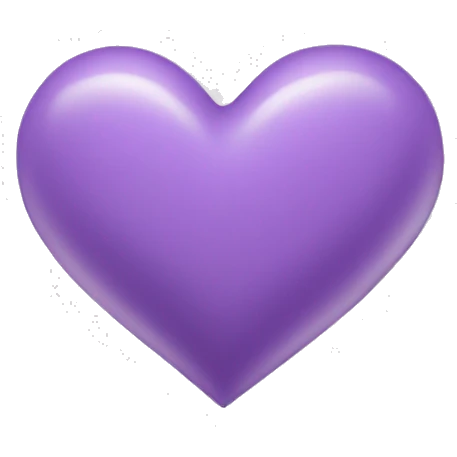 Light Purple Heart  emoji