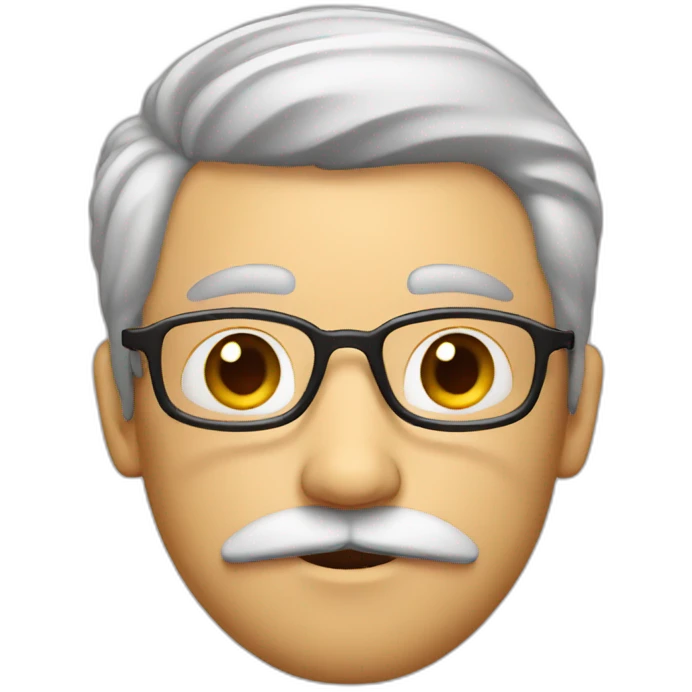 Guy with small square moustache emoji