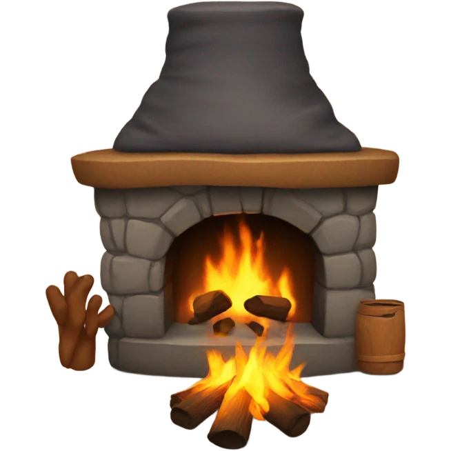 Cozy fire emoji