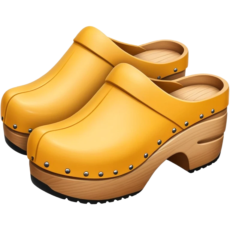 simple wooden traditional minimal clog  emoji