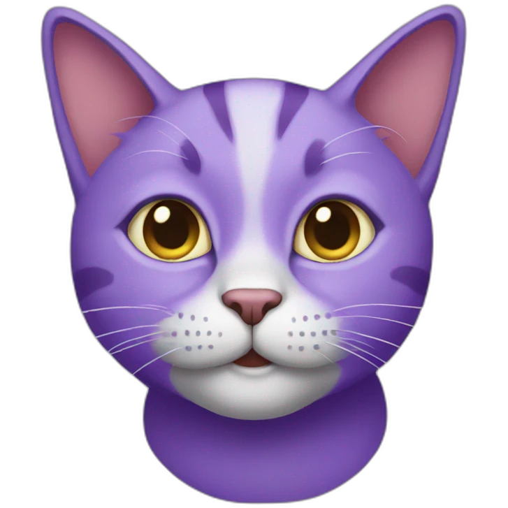 purple cat emoji