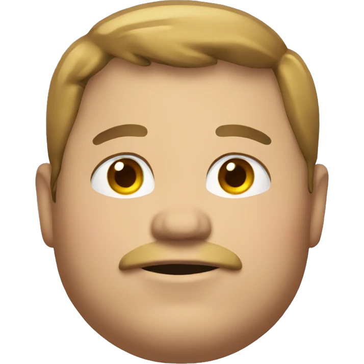 Fat guy emoji