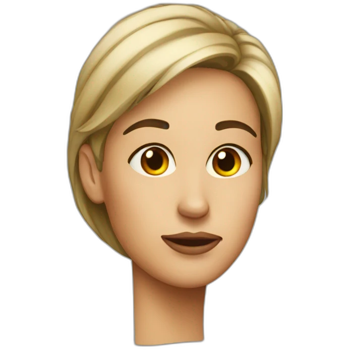 A woman doing side eye emoji