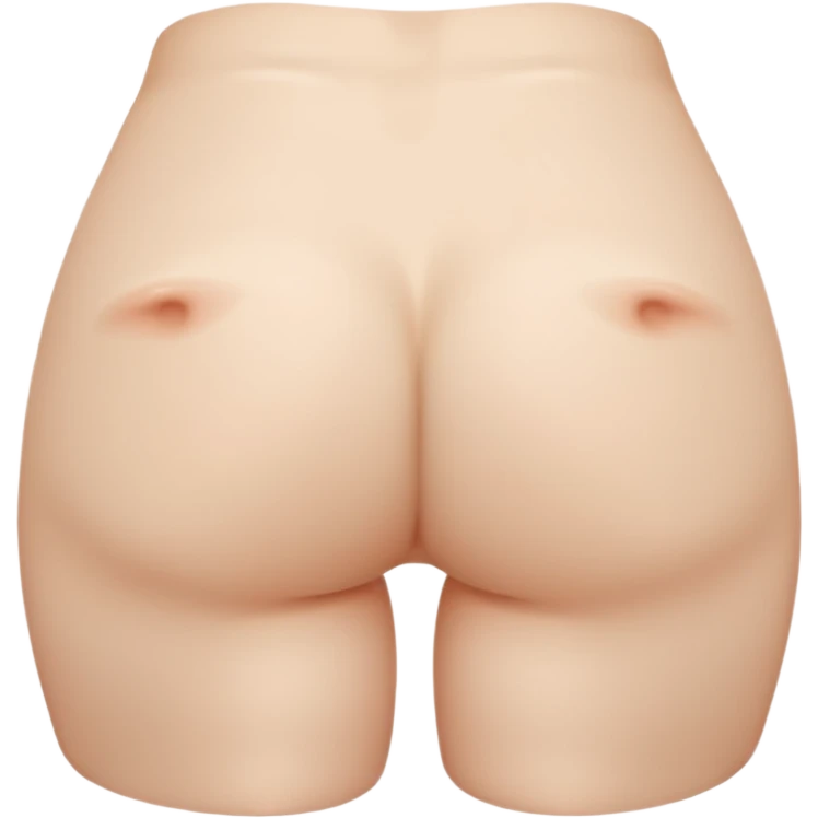 Naked butt cheeks emoji