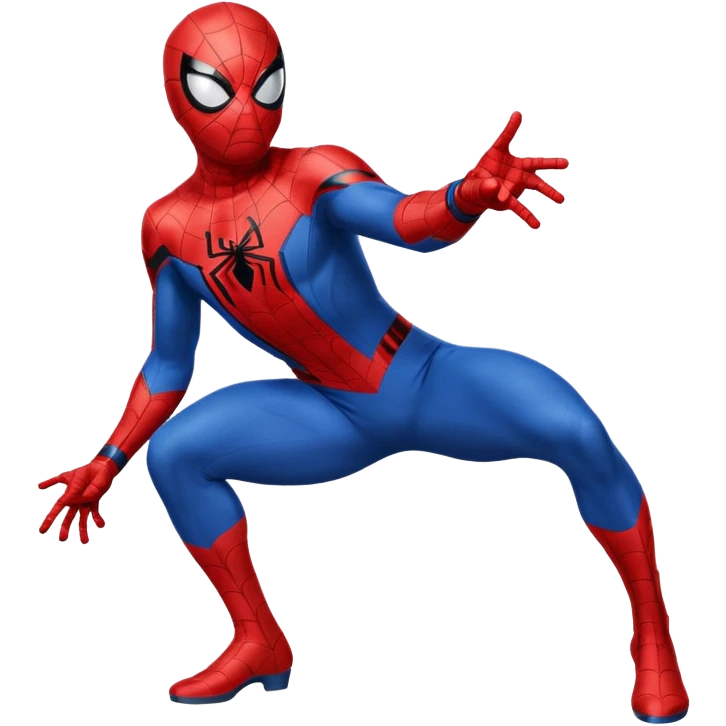 Spider man showing his butt emoji