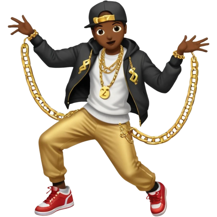 hip hop dancing emoji