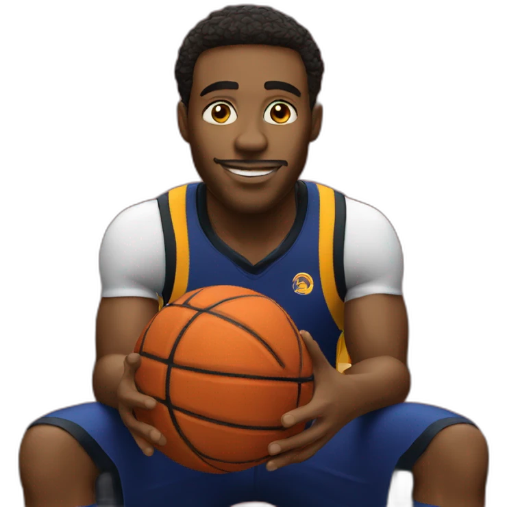 basketball player on the bench emoji