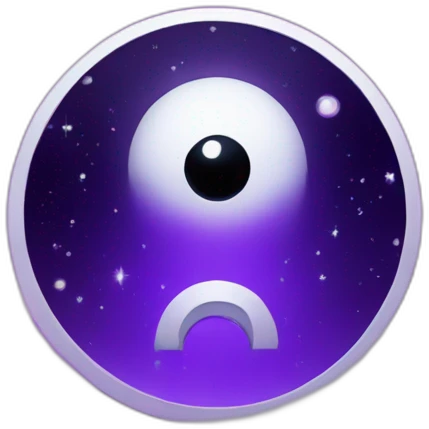 a purple portal to another galaxy emoji
