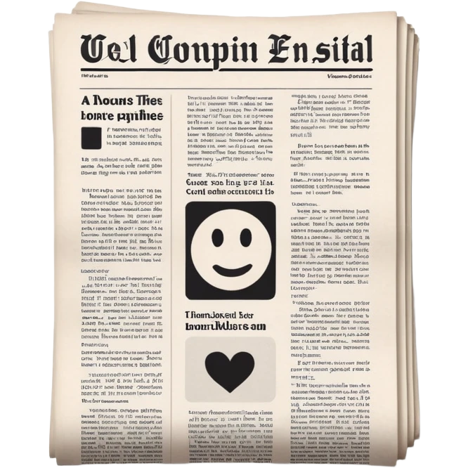 newspaper coulm emoji