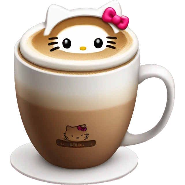 Hello kitty coffee  emoji