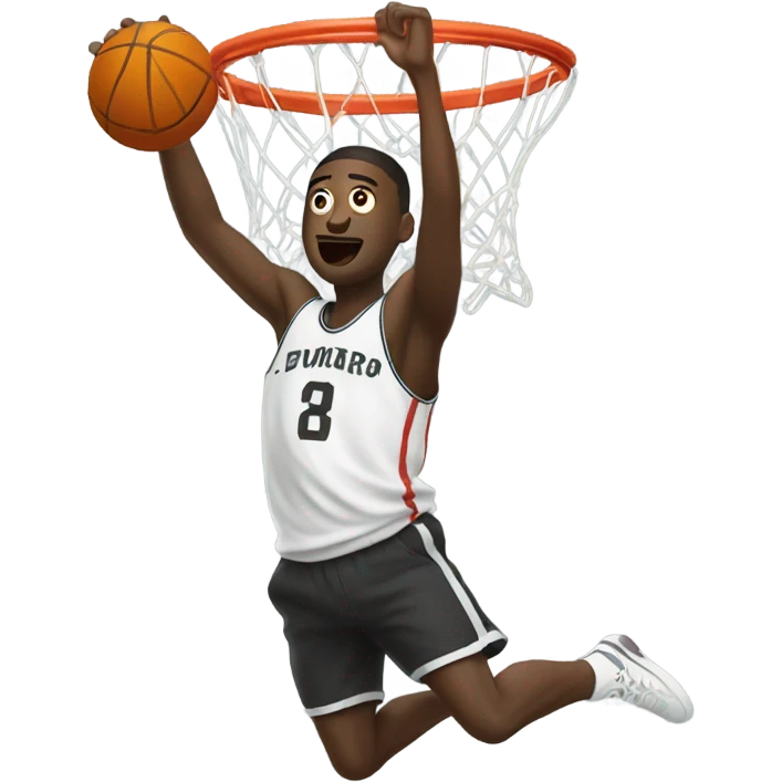 Black guy dunking  emoji