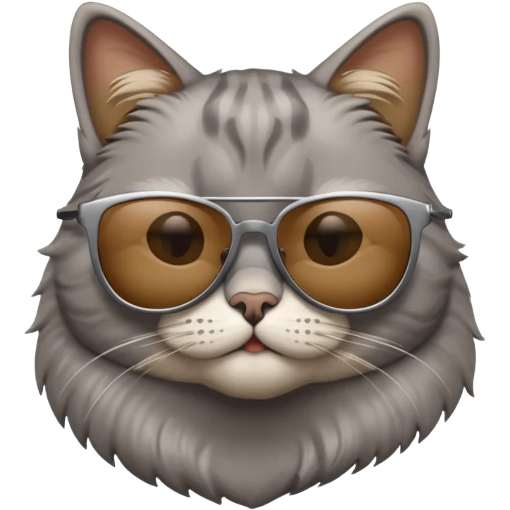 Cat wearing sunglasses emoji