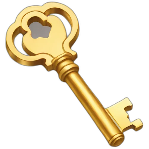 golden Key  emoji