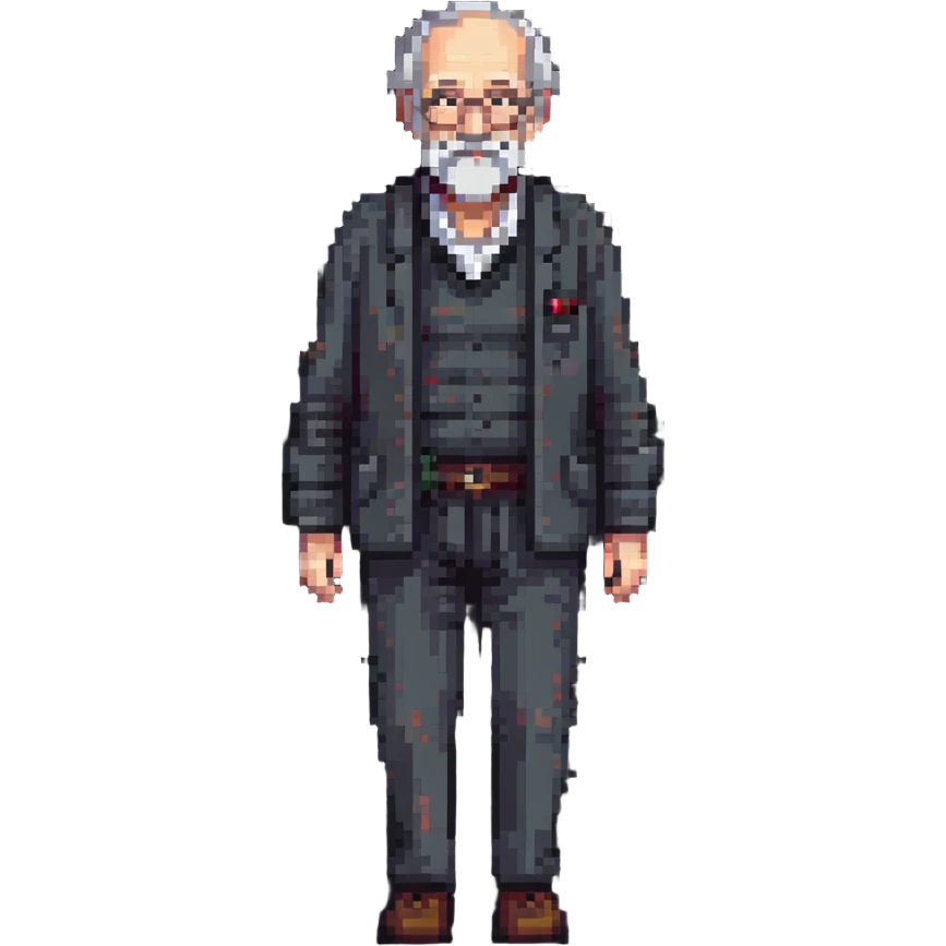 old man full body emoji