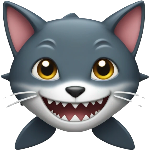 cat shark emoji