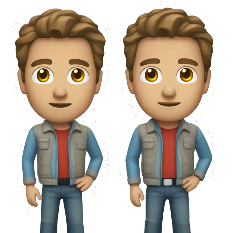 marty mcfly middle plan no rotation emoji