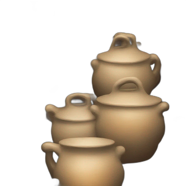 wood fired glazed pot emoji
