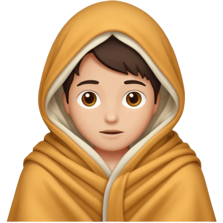 Someone under the blanket emoji