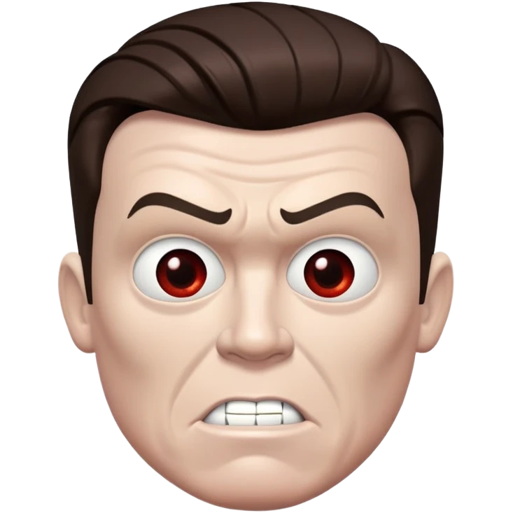 Rick Astley, but he has a Mr incredible head, and the Mr incredible head has a zombie face, and the background is (ever so slightly greenish too) gray  emoji