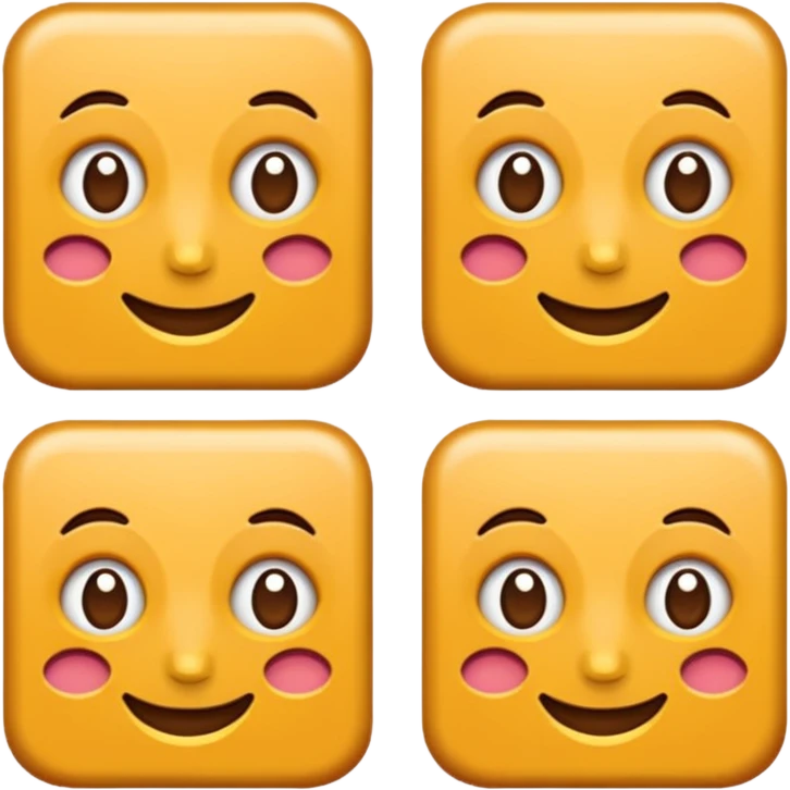 Crea una línea de cuadros como este "🟫" emoji