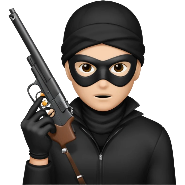  Create a robber emoji