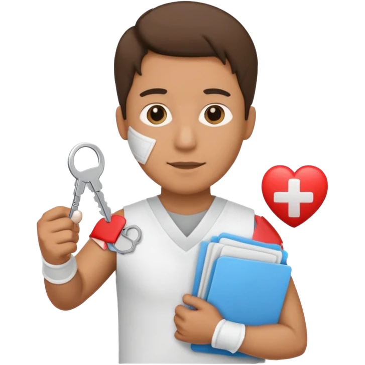 🔑👨‍💼📑❤️‍🩹💊 emoji