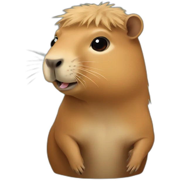 Capybara in full  emoji