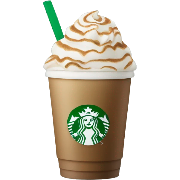 Starbucks coffee latte emoji
