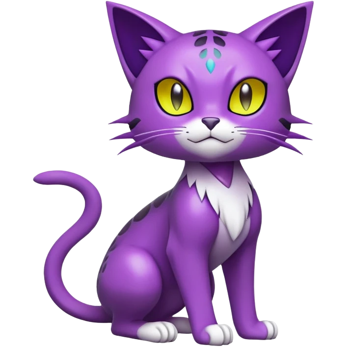 Liepard-Delcatty-Pokémon-Fakémon-hybrid-creature (full body) emoji