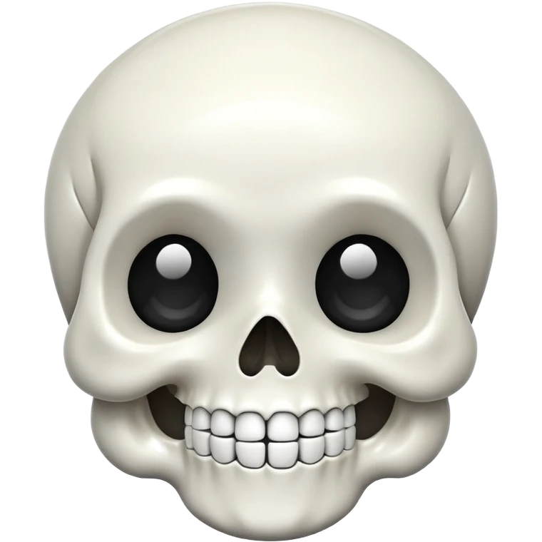 kawaii cute skull emoji