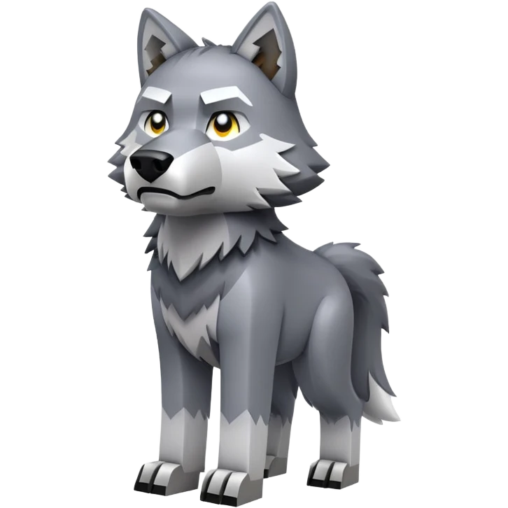 Minecraft wolf emoji