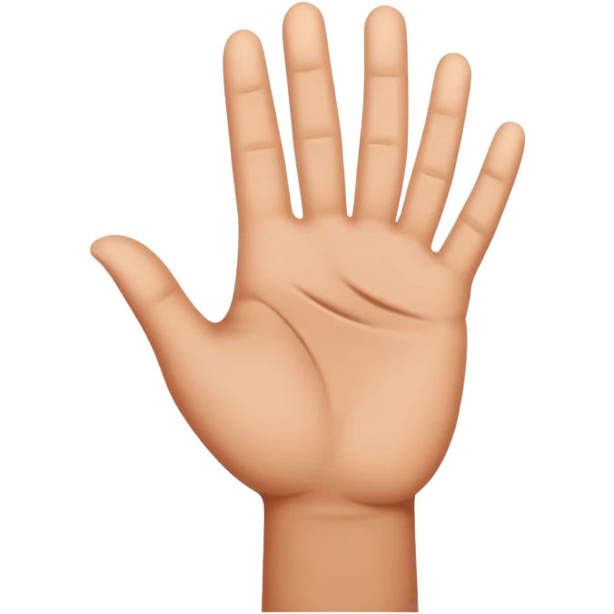 Hand crossed  emoji