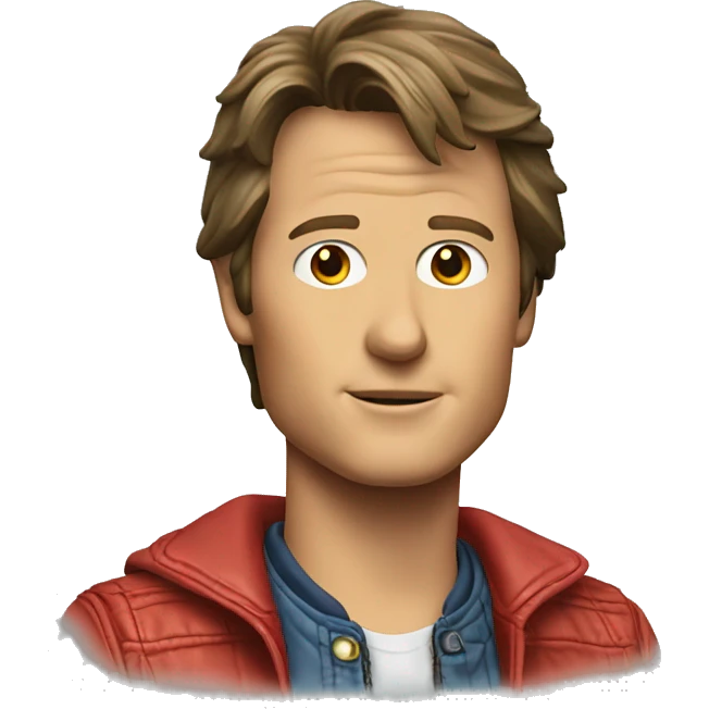 marty mcfly emoji