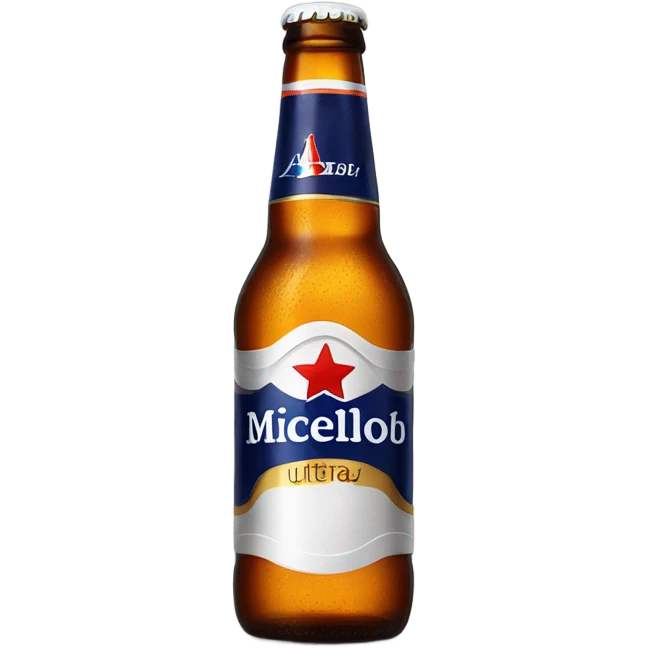 Michelob ultra beer emoji