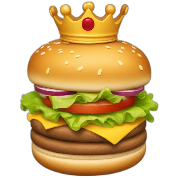 Burger king emoji
