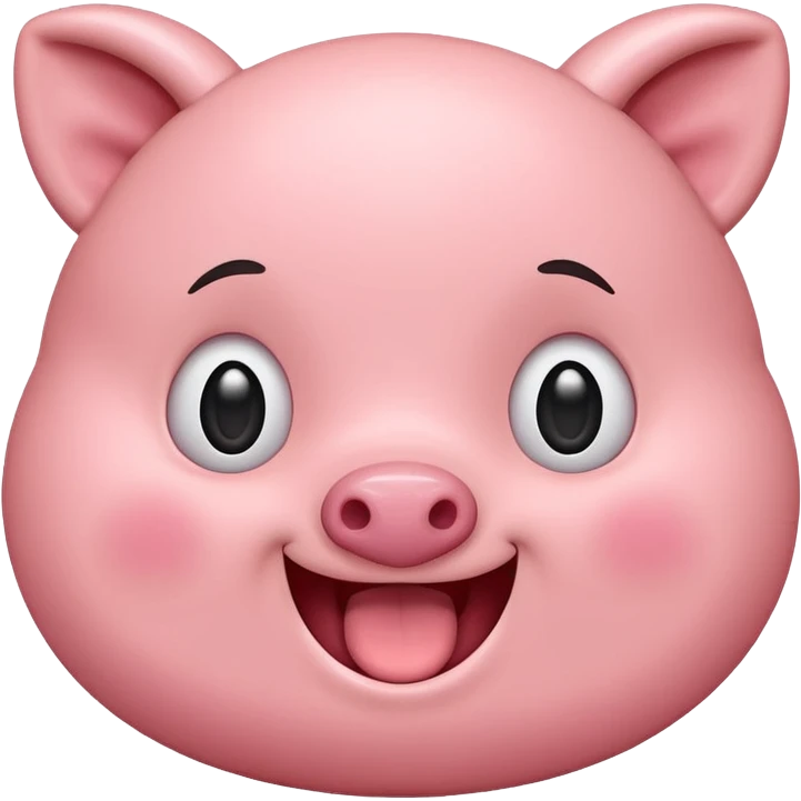 cute ham emoji that's excited or aggravated to encapsulate go ham emoji