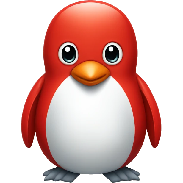 red penguin emoji