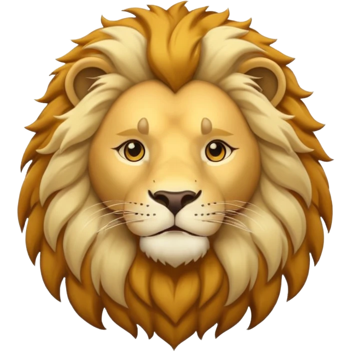 Lion blanc emoji