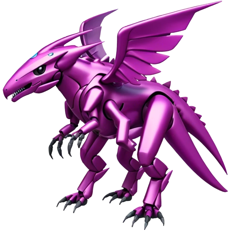 Futuristic Cool Edgy Shiny Ethereal Legendary Digimon-Genesect-Palkia-hybrid full body emoji