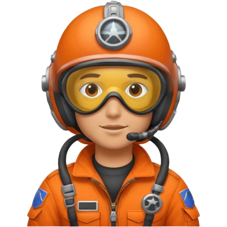 Rescue pilot in USA emoji
