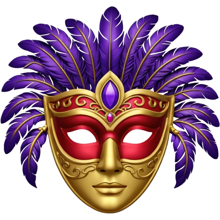 ancient Roman party mask emoji