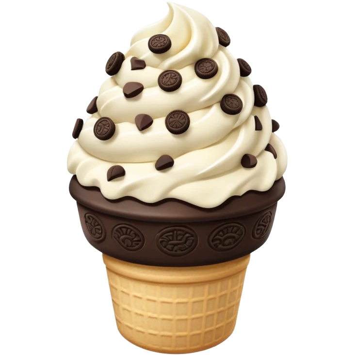 oreo ice cream emoji