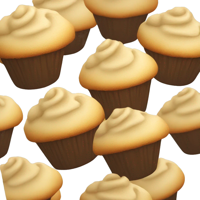 Vanilla muffin emoji