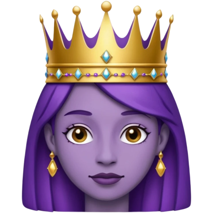 Purple royalty emoji