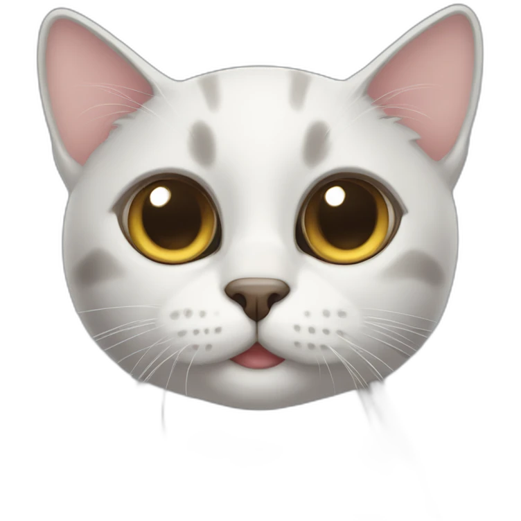 Cat with big eyes emoji