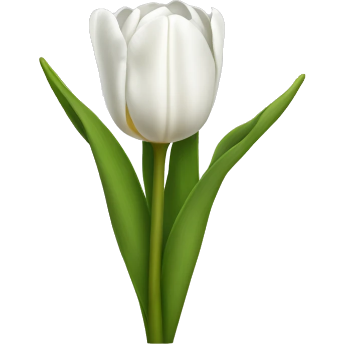 White tulips emoji