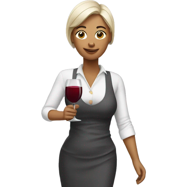 Wine mom emoji