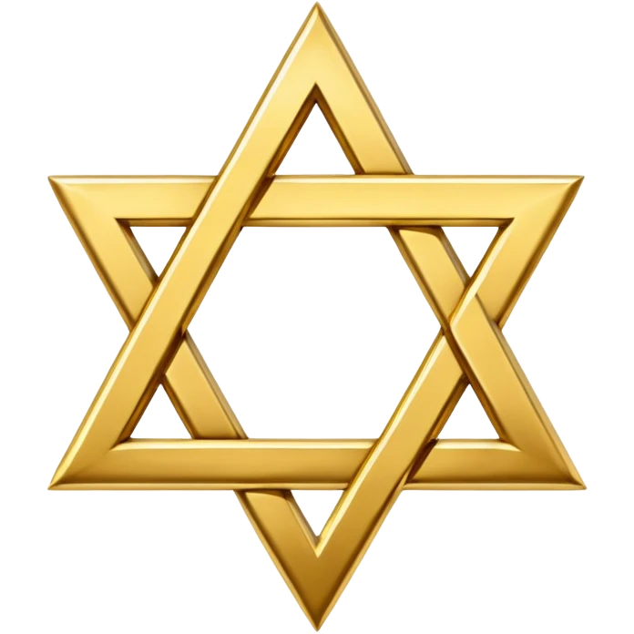 jew symbol with NO! writing  emoji