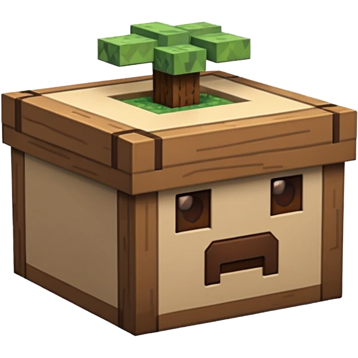generate minecraft box emoji